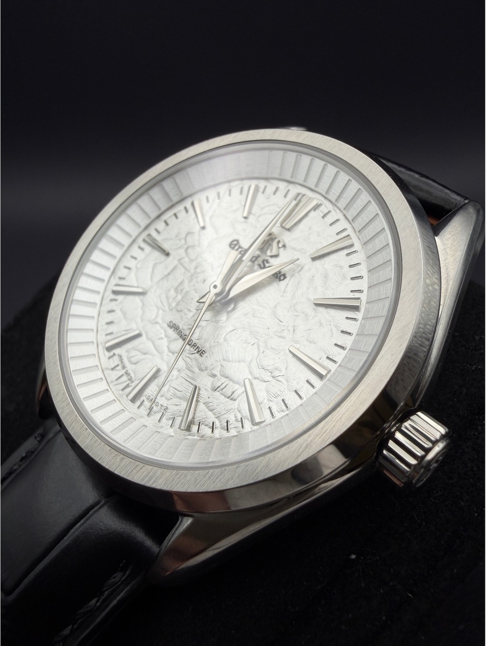 Custom Silver Hammered Birch Watch Mod